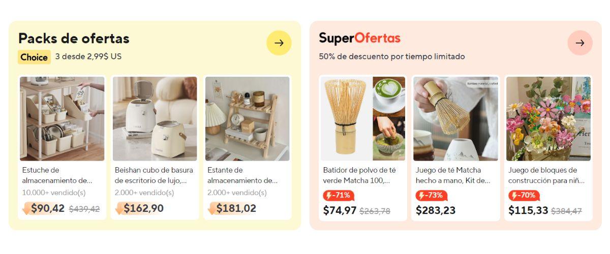 Ofertas de AliExpress