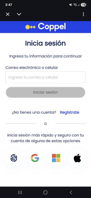 Inicia sesión o regístrate para comprar en Coppel