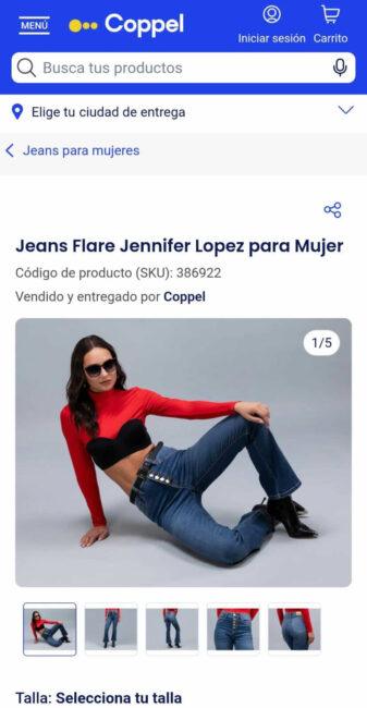 Elige los productos que seas comprar en Coppel