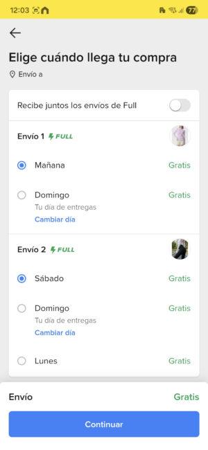 Elige el tipo de envío con el que quieres recibir tus productos de Mercado Libre