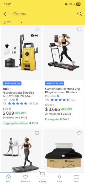 Navega en la tienda de Mercado Libre