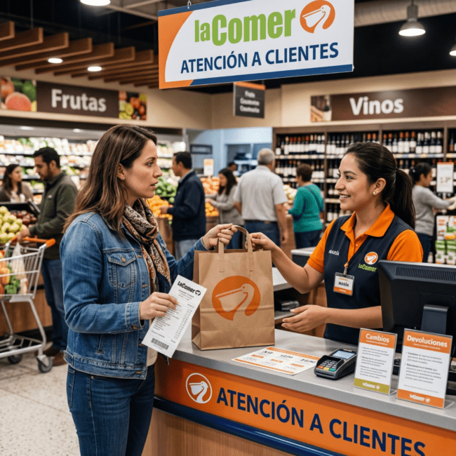 Cómo hacer un cambio en La Comer