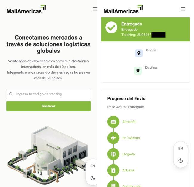 Como rastrear un paquete de MailAmericas