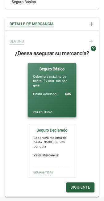 Cotizar un envío con Almex 7