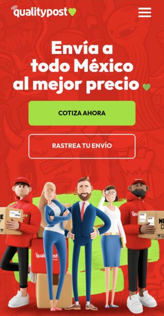 Cotizar envíos con Qualitypost Paso 1