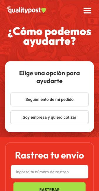Cotizar envíos con Qualitypost Paso 2