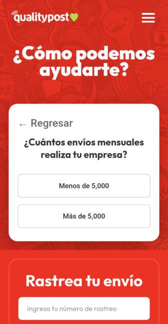 Cotizar envíos con Qualitypost Paso 3