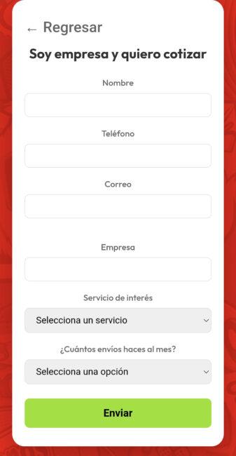 Cotizar envíos con Qualitypost Paso 4