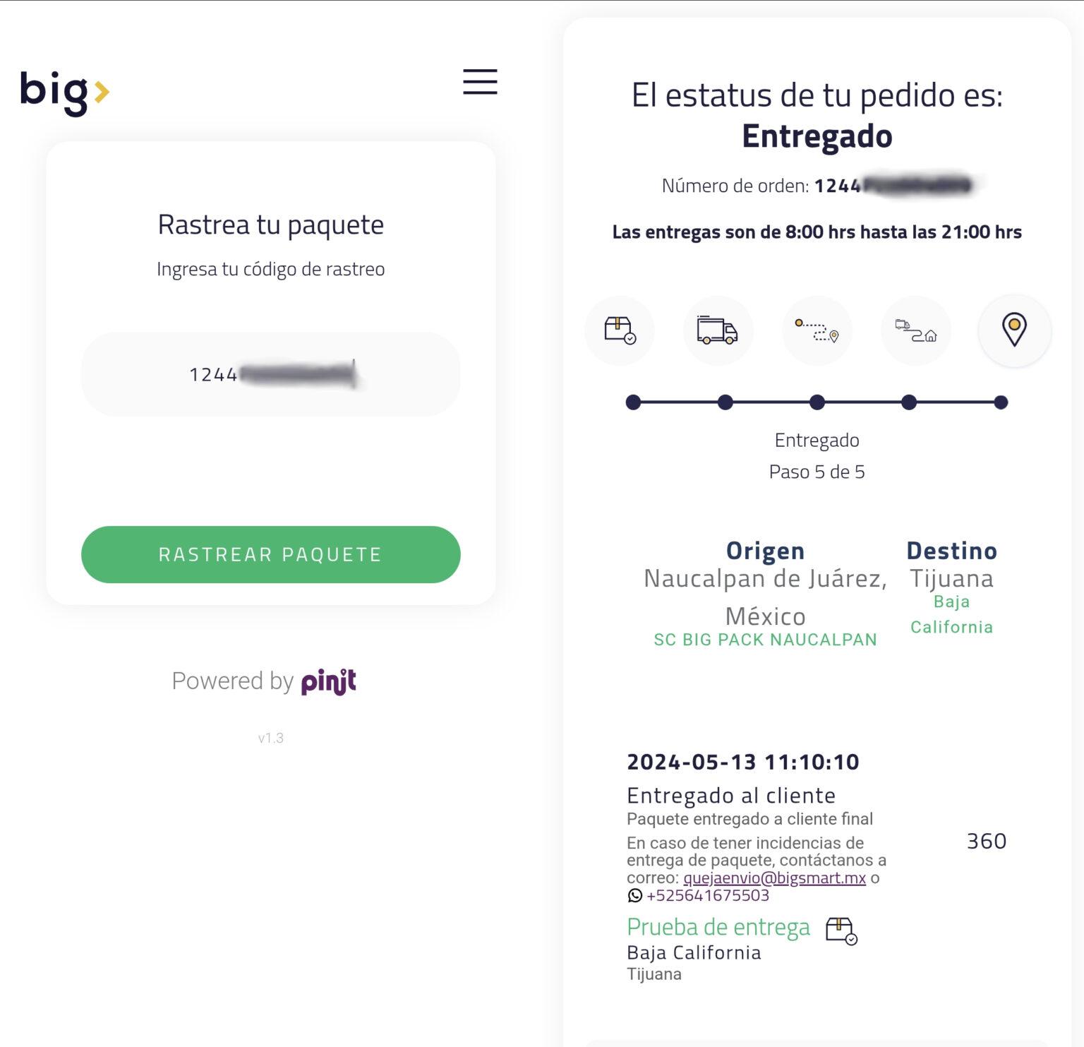 Rastreo de Big Smart: Seguimiento de envíos en México